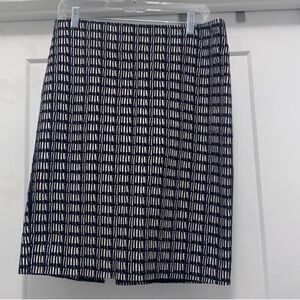 🔥 Black and White ADRIANNA PAPELL Pencil Skirt - Size 6